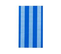 Bonjour Fete Light & Dark Blue Cabana Stripe Paper Party Guest Towels | Disposable, 3-Ply Napkins | Premium Supplies | Pool Party, Nautical Theme, Beach Picnic | Pack of 20, 4.25" x 7.75"