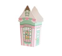 Bonjour Fête X Harry Potter Honeydukes Pink Stripe Treat Boxes | Premium Hogwarts Party Decorations | Birthday Celebration Favors | Party Supplies Decorations | Gold Foil | 6.8" x 3.7", Pack of 8