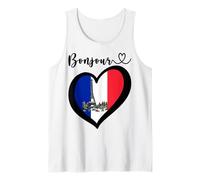 Bonjour France Happy French Language Week Happy Bastille Day Tank Top