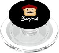 Bonjour | Funny Toast French | France Food PopSockets PopGrip for MagSafe
