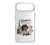 Bonjour Madame Dachshund Paris Cafe Dog Lover Case for iPhone Air