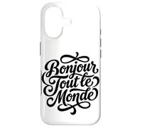 Bonjour Tout le Monde French Hello World Script Case for iPhone 17