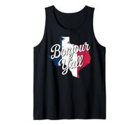 Bonjour Y’All Funny French Texan Design Tank Top