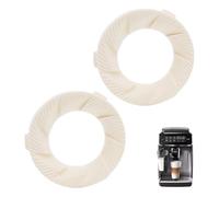 BONJUME Ceramic Grinding Ring Grinding Disc, 2PCS 28 X 48 mm Precisely Manufactured Grinding Rings Made Of Ceramic For Coffee Machines Grinder Of The Ep Series For Philips Saeco Lattego Latte Go