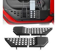 BONJUME Front Door Storage Box for Jeep Wrangler, Metal Front Door Storage Box Door Side Organizer for Jeep Wrangler JL JLU 4XE 2018-2024 and Gladiator JT 2020-2024