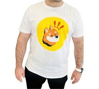 Bonk Coin Shirt - Perfect for Cryptocurrency Investors and Meme Lovers (UK, Alpha, XL, Regular, Regular, White)
