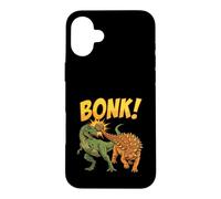 Bonk Dinosaur Funny Prehistoric Humor Design Case for iPhone 16 Plus