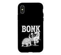 Bonk Dinosaur Funny Prehistoric Humor Design Case for iPhone X/XS