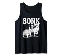 Bonk Dinosaur Funny Prehistoric Humor Design Tank Top