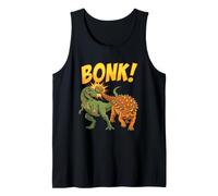 Bonk Dinosaur Funny Prehistoric Humor Design Tank Top