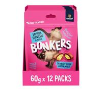 BONKERS Cat Bites Salmon Supreme Flavour, 12 x 60g