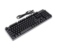 BONKZEBU 104 Keys USB Wired Keyboard with Clear Sound and Design, Colorful RGB System, for Gaming and Office Workers