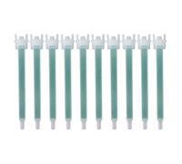 BONKZEBU 10pcs Mixing Nozzle Tips, Fast Uniform Mixing for Quick Setting AB Glue, High Efficiency Plastic Applicator, with Easy Design, for Cow Hoof Trimming
