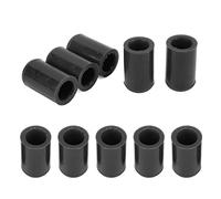 BONKZEBU 12mm Silicone Auto Intake Vacuum Hose Cover 10PCS Blanking Caps Tubing End Stoppers for Universal Car (Black)