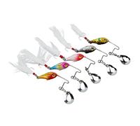 BONKZEBU 15g VIB Hard Baits Portable Metal Lures for Fishing 5PCS 3.5oz Artificial Hard Bait