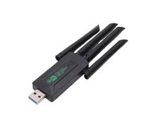 BONKZEBU 2.4G 5G Dual Band WiFi USB Adapter 1300Mbps Fast Connection Internal Drive Dongle for PC Wireless Network, IEEE Standards Supported