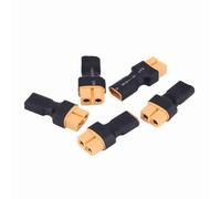 BONKZEBU 2 Types 5pcs XT30 to XT60 RC Drone Connector Adapter Battery Converter Plug, XT30 to XT60 Adapter, Female Male, Reliable RC Connector (male female)
