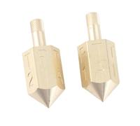 BONKZEBU 2PCS 6 Sides Dice with Shank, Put AndTake, Put and Take Game, Solid Metal Gyroscope Top Dice Toy for Desktop Game, Spinning Dice