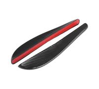 BONKZEBU 2PCS Car Front Bumper Splitter Rubber Protector for Auto Decor, Front Bumper Canard for Aggressive Style, Suitable for All Car Owners