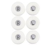BONKZEBU 3 Pairs Replacement Ear Pads Cushions Memory Foam Protein Leather Ear Pads Fit for ATH AR3BT, ATH AR3iS, Headphones,for a Comfortable Fit with Isolated Sound (White)