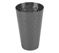 BONKZEBU 304 Stainless Steel Drinking Cup Hammered Cocktail Mixing Cup, Thoughtful Gift Moscow Mule Mug for Home, 2.8x4.6x1.8in (Plated Black)