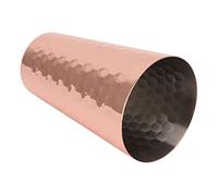 BONKZEBU 304 Stainless Steel Drinking Cup Hammered Cocktail Mixing Cup, Thoughtful Gift Moscow Mule Mug for Home, 2.8x4.6x1.8in (Plated Copper)