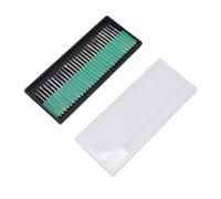 BONKZEBU 30Pcs Diamond Burr Set, Multifunctional Diamond Coated Burrs for Grinding and Polishing, Ideal for Jewelers and Enthusiasts, Stainless Steel