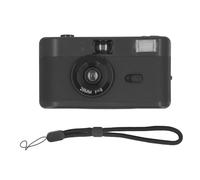 BONKZEBU 35mm Film Camera Vintage Reusable Lightweight Built in Flash 28MM F8 Lens 1120s Shutter Speed for Photography Enthusiasts Travelers Analog Hobbyists (Black)