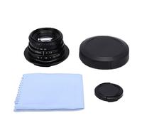 BONKZEBU 35mm Manual Focus Prime Lens for R Series APS C Cameras, F1.6 Large Aperture with Coating, 12 Blades, 0.45m MFD, 5 Groups 6 Elements Optical Design