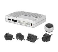 BONKZEBU 360° Surrounding Camera System HD Backup Parking Recorder for Car 2D 3D Bird View System with 4 Cameras for Parking Safety ABS+Metal