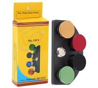 BONKZEBU 4 Dish Watch Grease Cup Holders, Alloy Ceramic Watch Oil Dish Dip Tool, Rust Proof Wear ResistantOil Cup Stand, for Watch Repairing Accessory