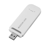 BONKZEBU 4G USB Portable Wifi Plug and Play, High Speed Internet Multi User Sharing Inserted Standard SIM Card Portable Travel Hotspot, Portable 4G Wifi Hotspot (White)