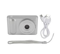 BONKZEBU 4K Digital Camera,4K 48MP High Definition 1080P Digital Point and Shoot Camera,Long Battery Life Compact,for Travel Photography Vlogging (Silver)