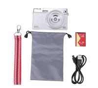 BONKZEBU 4K Digital Camera for Photography,High Resolution Imaging Autofocus WiFi Vlogging Camera,4K Mirrorless with 16x Digital Zoom 2.88 Inch Flip Screen, for Travel (Silver)