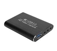 BONKZEBU 4K Video Acquisition Card USB3.0HDMI Plug and Play 1080P Live Broadcast for OBS Studio/Media Encoder Users Lightweight Design