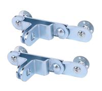 BONKZEBU 5.5 Inch Trailer Door Latch Hasp High Strength Multi Functional Security Solution for Enclosed Trailers, Durable Metal, 2 Sets