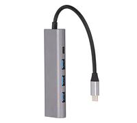 BONKZEBU 5 in 1 Type C to USB3.0 RJ45 PD Fast Transmission Heat Dissipation Hub Adapter for Matebook - All Type C Channel Computers Are Supported