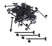 BONKZEBU 50PCS Heavy Duty Universal Cable Tie Buckles for Automotive Construction - Plastic Rivet Tie Buckles for Multipurpose Use