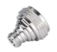 BONKZEBU 7/16 DIN Male to N Female Jack Straight Connector Efficient RF Adapter for RG8 RG213 Cable Adapter for Commercial Use