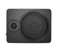 BONKZEBU 8 Inch Compact 600W Powered Car Subwoofer for Truck Space Saving Pulse Width Modulation Protective Speaker Cover for Car Audio Enthusiasts