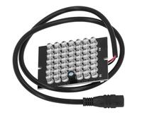 BONKZEBU 940nm Infrared Camera Lamp Board, 48 LEDs Automatic Sensing Night Auxiliary Light for CCTV Security Camera DC12V, CCTV Night Light, 12V DC Camera Light