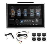 BONKZEBU 9in Car Headrest Video Player, 9 Inch IPS Screen Headrest TV Support,HD 1920x1200 IPS Touch Screen Bluetooth 32GB, with FM Transmitter Miracast Airplay, for Universal Ca