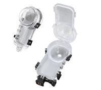 BONKZEBU Action Camera Dive Case, 50m Waterproofing Depth Transparent Clear Underwater Housing ForInsta360 One X3, with 1/4 Inch Threaded Connector