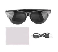 BONKZEBU AI Smart Glasses 5.4 Touch Control Sound Assistant Smart Translation Sunglasses with Mic Speakers for Business Travel Outdoor Activities