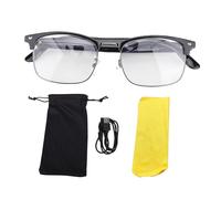 BONKZEBU AI Translation Glasses, 5.3 Smart Translator Glasses with Built in Mic and Speaker, for Travel Music and Calls in 100+ Languages