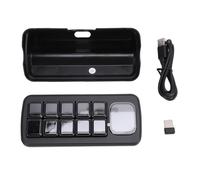 BONKZEBU AI Voice Control Panel, 10 LCD Mechanical Buttons with 2.01 Inch Auxiliary Screen, for and OS X Smart Home Automation (black)