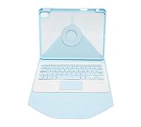 BONKZEBU All in One Keyboard Case with Wireless Keyboard and Touchpad for IOS Tablet 9 8 7, Detachable and Portable Protective Case for Daily Use and Travel (Blue)