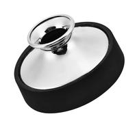 BONKZEBU Alto Saxophone MuteSilencer, Saxophone Mute for Alto Sax, ABS Alto Saxophone Mute, Sax Dampener Mute Accessory (Silver)