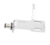 BONKZEBU Aluminum Alloy Headshell Keeper for Record Players, Good Performance for Professional Turntable Phonographs, Sturdy Material (Silver)