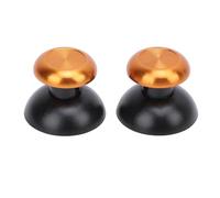 BONKZEBU Aluminum Alloy Metal Thumbsticks Set of 6 Improved Performance for Edge Elite Controller, Replacement Thumbsticks for Gaming Enthusiasts (Gold)